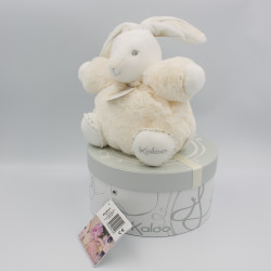 Doudou lapin blanc P'tit lapinou PERLE KALOO
