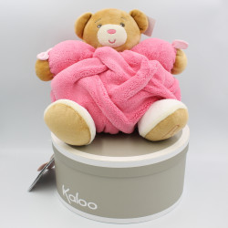 Doudou ours plume rose framboise KALOO