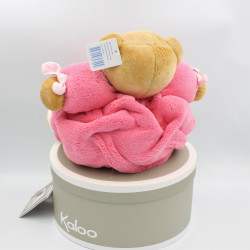 Doudou ours plume rose framboise KALOO