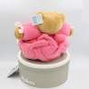 Doudou ours plume rose framboise KALOO