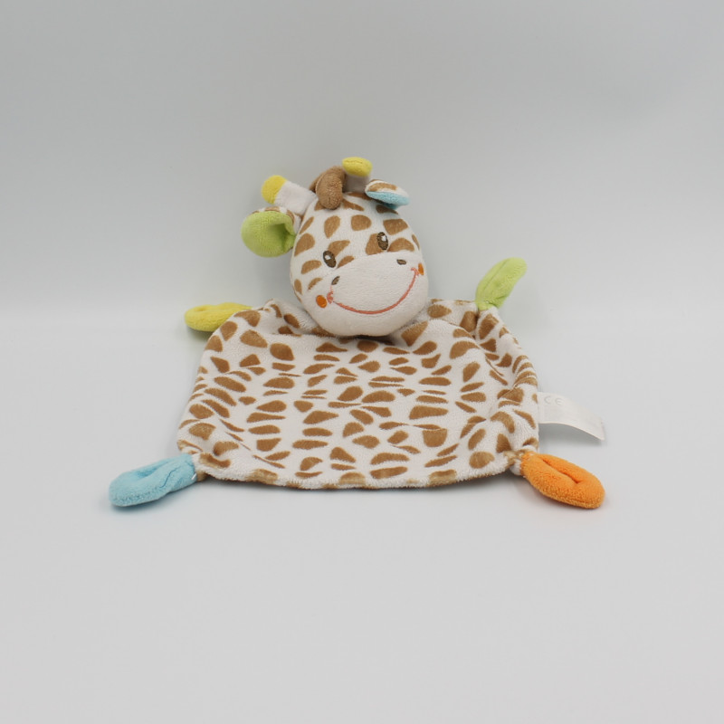 Doudou plat Girafe Nicotoy