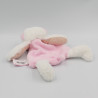 Doudou et compagnie plat chat ours blanc rose Les Gommettes