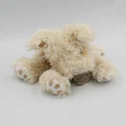 Doudou peluche chien écru beige HISTOIRE D'OURS