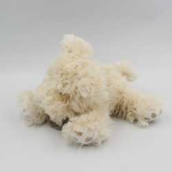 Doudou peluche chien écru beige HISTOIRE D'OURS