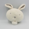 Doudou musical tête de lapin blanc gris KIABI SIMBA TOYS