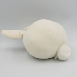 Doudou musical tête de lapin blanc gris KIABI SIMBA TOYS