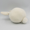 Doudou musical tête de lapin blanc gris KIABI SIMBA TOYS