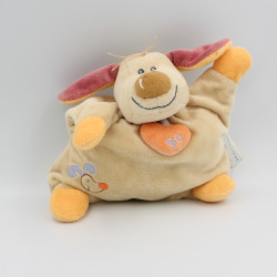 Doudou semi plat chien Bo beige NATTOU