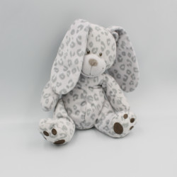 Doudou lapin blanc gris taches SIMBA TOYS
