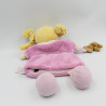 Doudou et compagnie marionnette poupée fille Melle rose avec ours
