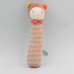 Doudou baton poupée Mademoiselle et Ribambelle MOULIN ROTY