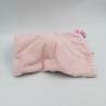 Doudou plat lapin blanc rose Sweet love PAT ET RIPATON