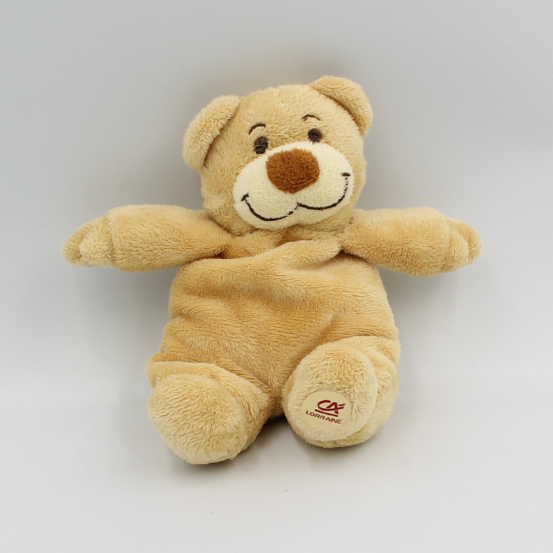 Doudou peluche ours beige CA INSPIRION