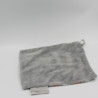 Doudou plat carré gris lapins carottes AIR FRANCE