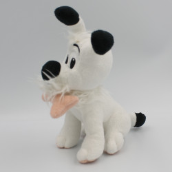 Doudou peluche chien blanc Idéfix avec os rose ASTERIX
