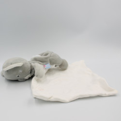 Doudou koala gris blanc mouchoir cajou SUCRE D'ORGE