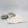 Doudou koala gris blanc mouchoir cajou SUCRE D'ORGE