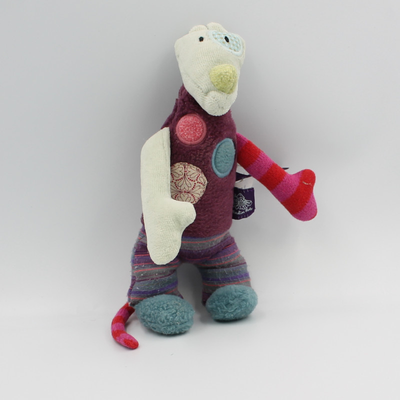 Doudou loup Les Jolis pas beaux MOULIN ROTY