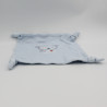 Doudou plat carré ours bleu ABSORBA