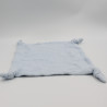 Doudou plat carré ours bleu ABSORBA