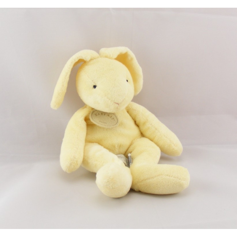 Doudou lapin blanc orange BABY NAT 