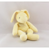 Doudou lapin blanc orange BABY NAT 