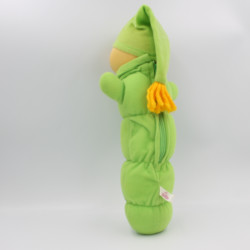 Ancien Doudou peluche Luciole vert JEMINI