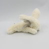 Doudou et compagnie lapin blanc gris tout doux Bonbon 15 cm