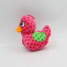Peluche canard rose vert FOREST DISTRIBUTION