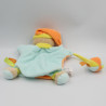 Doudou et compagnie marionnette ours Zigzag bleu orange jaune balle