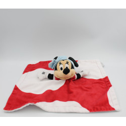 Doudou plat Minnie rouge blanc pois DISNEY BABY