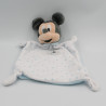 Doudou plat Mickey bleu blanc étoiles DISNEY