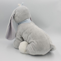 Grand Doudou chien gris mauve bleu Arthur NOUKIE'S