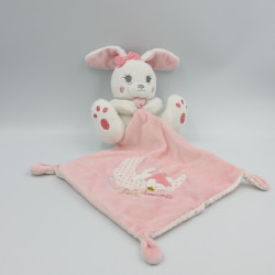 Doudou lapin blanc rose mouchoir Sweet Baby Dreams SIMBA TOYS KIABI