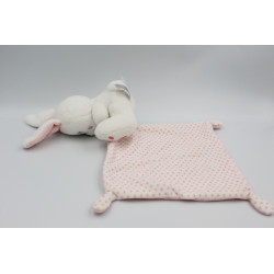 Doudou lapin blanc rose mouchoir Sweet Baby Dreams SIMBA TOYS KIABI
