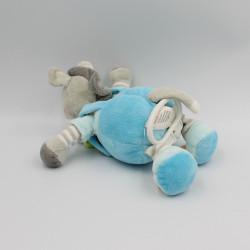 Doudou musical ane zébre bleu oiseau NICOTOY