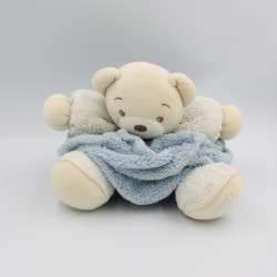 Doudou ours plume bleu blanc KALOO