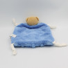 Doudou plat ours plume bleu Blue KALOO