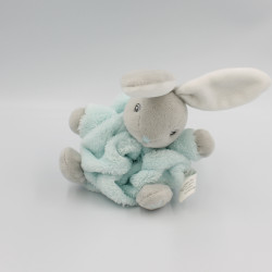 Mini Doudou lapin plume gris bleu KALOO