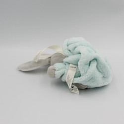 Mini Doudou lapin plume gris bleu KALOO