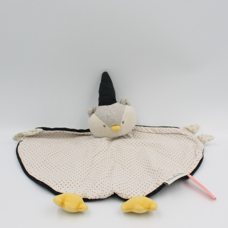 Doudou plat chouette hibou Il était une fois MOULIN ROTY