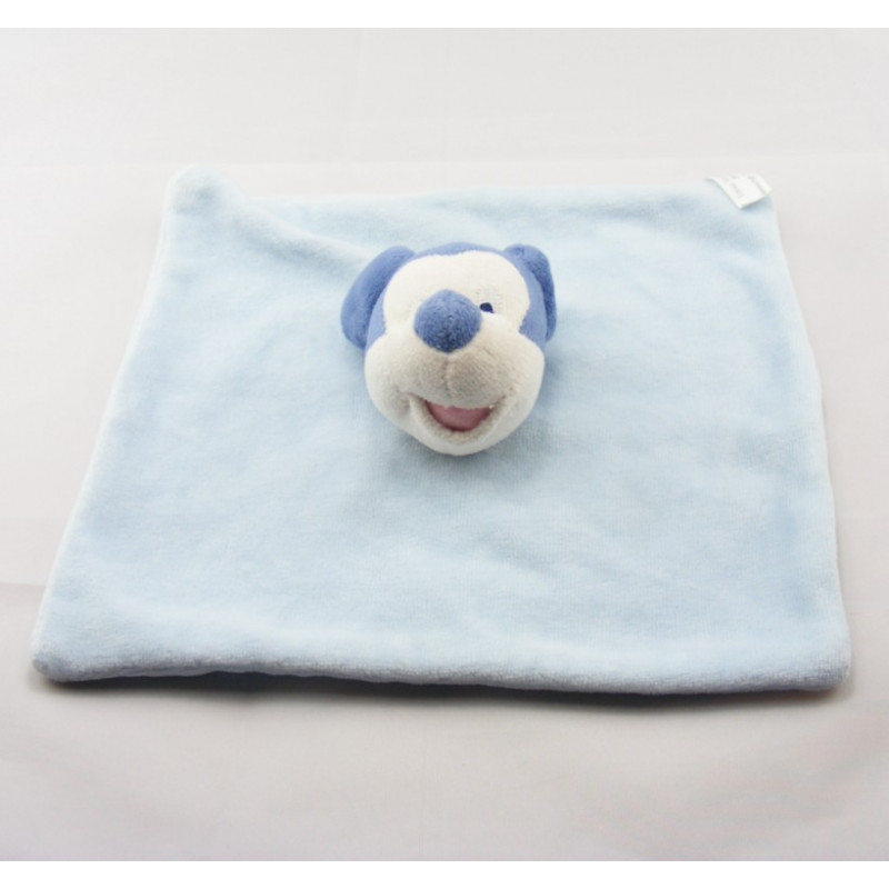 Doudou plat bleu souris MICKEY DISNEY NICOTOY