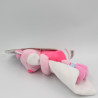 Doudou souris rose mouchoir oiseau SUCRE D'ORGE