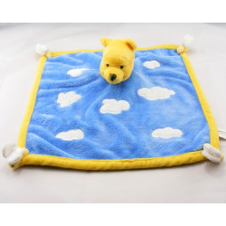 Doudou plat tigrou orange jaune papillons DYSNEYLAND