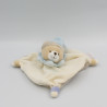 Doudou et compagnie plat ours blanc bleu gris
