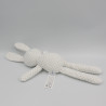 Doudou lapin blanc étoiles BOUT'CHOU BOUTCHOU