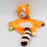 Doudou plat panda orange PANDI PANDA