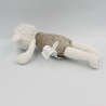 Doudou mouton agneau blanc gris OBAIBI