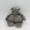 Doudou ours gris Tonton Tidou NOUKIE'S