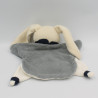 Doudou et Compagnie plat lapin blanc gris seraphin